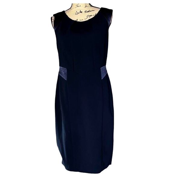 Etcetera navy dress 6 - Picture 1 of 6